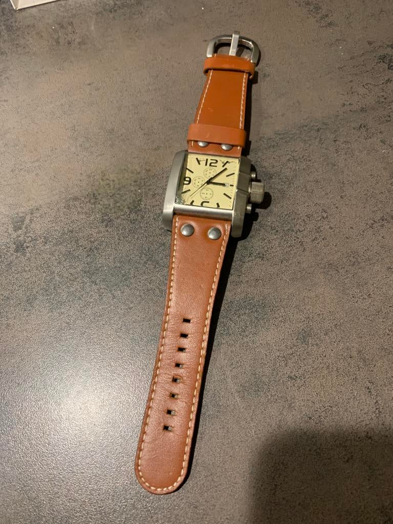 Geneva Quartz Horloge Japan Movt G500183, Ophalen of Verzenden, Zo goed als nieuw, Overige merken