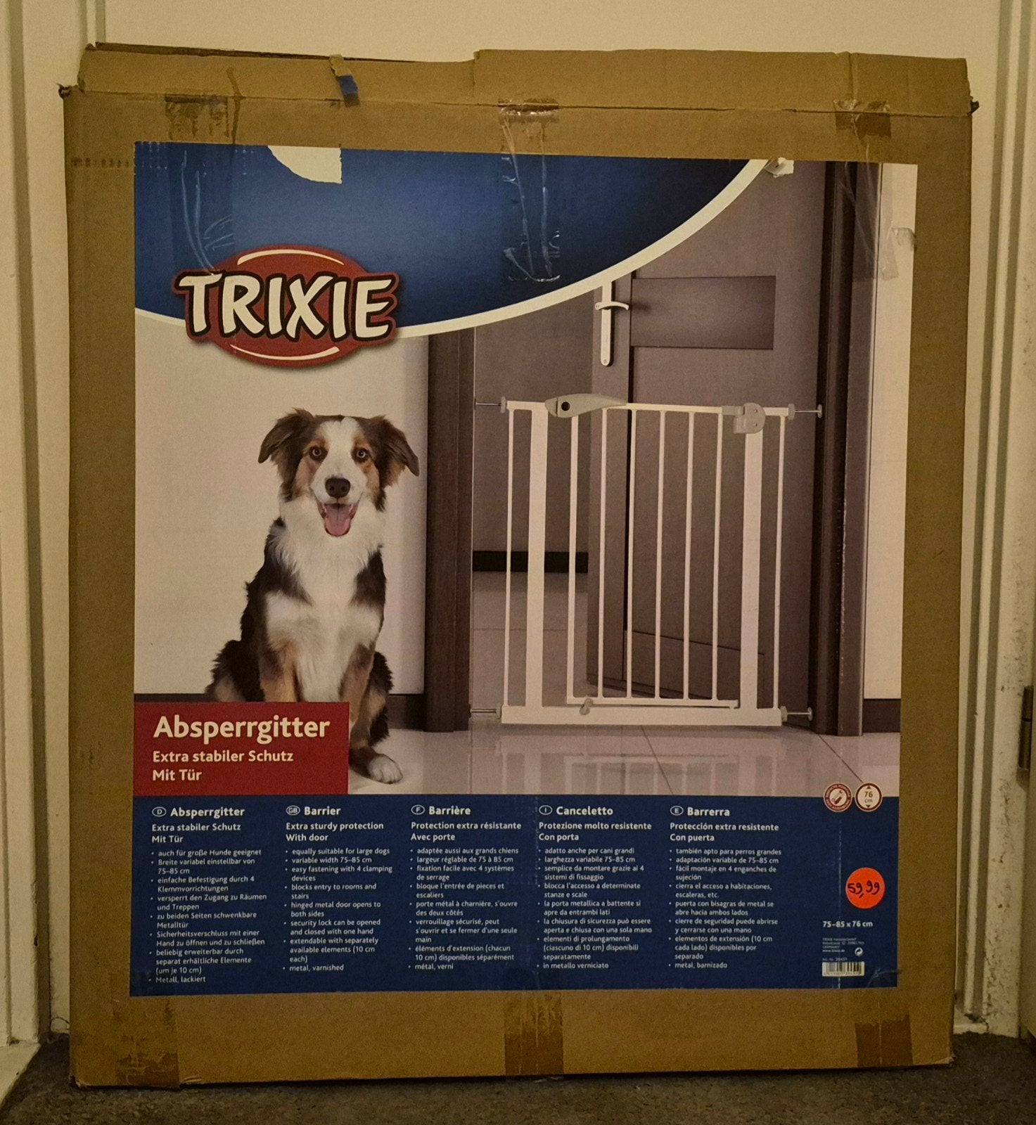 TRIXIE Veiligheidshekje voor honden - Extra stabiel, Trixie, Ophalen of Verzenden, Nieuw, Overige typen