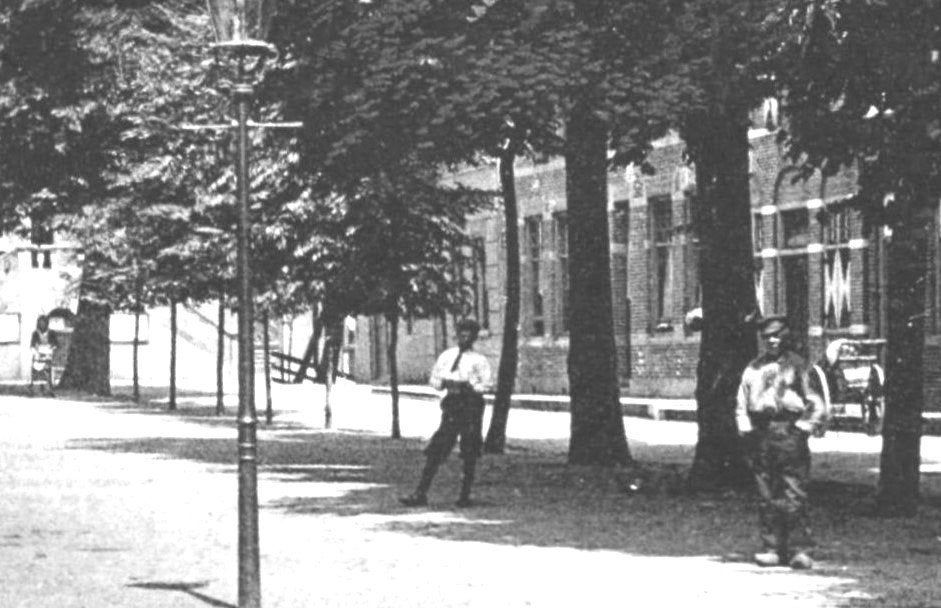 700178 Medemblik NH 1912 Nieuwstraat Postzegel Afgeweekt, Ophalen of Verzenden, Voor 1920, Gelopen, Noord-Holland
