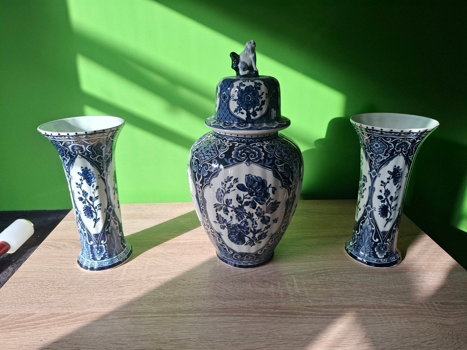 Delfts blauw kaststel Boch voor Royal Sphinx, Ophalen