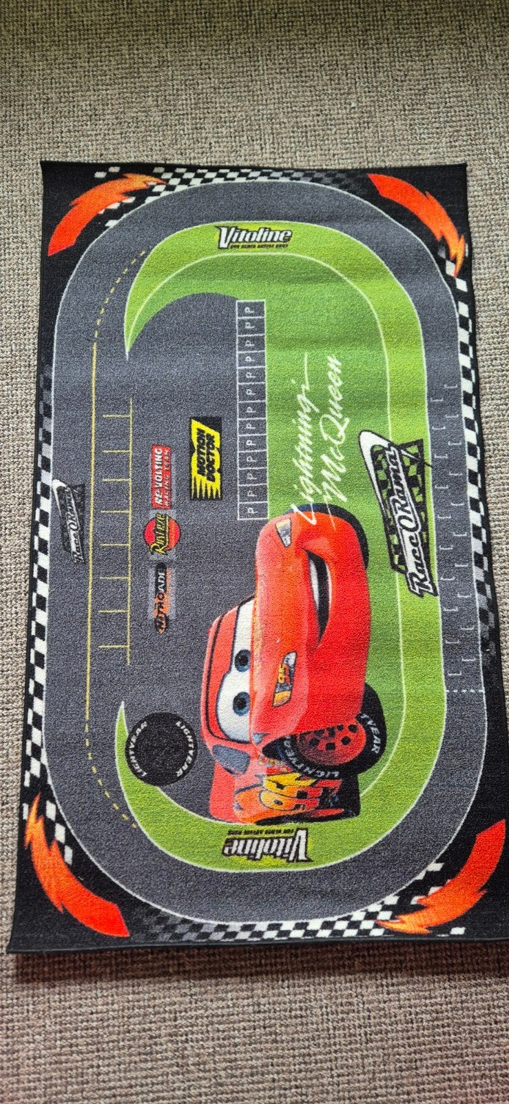 Disney Cars Lightning McQueen Vloerkleed 140x80 cm, Ophalen of Verzenden