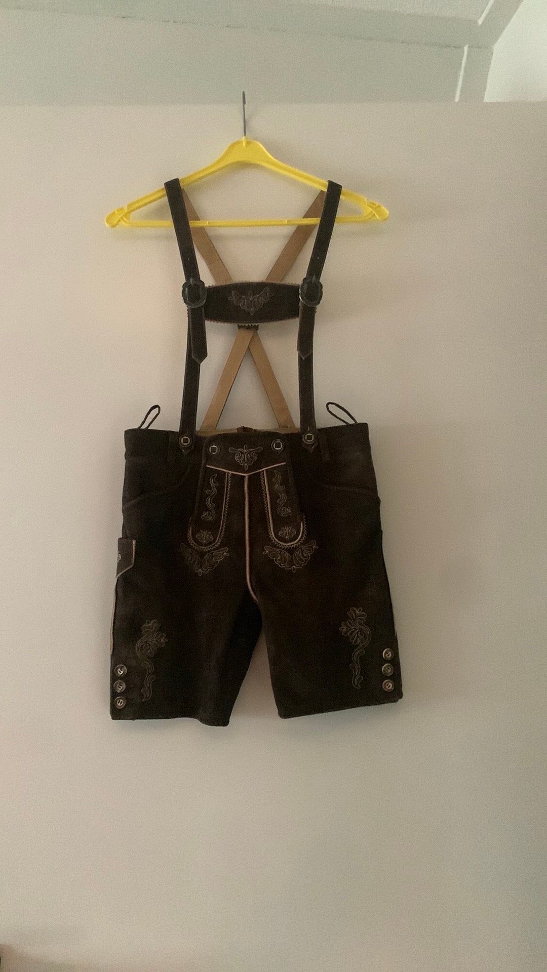 Lederhose oktoberveste, Ophalen of Verzenden, Zo goed als nieuw, Overige maten