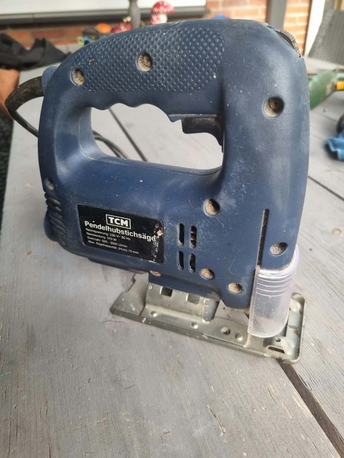 TCM Pendelhubsäge Decoupeerzaag - Gebruikt, Doe-het-zelf en Verbouw, Gebruikt, Ophalen of Verzenden, TCM, Decoupeerzaag