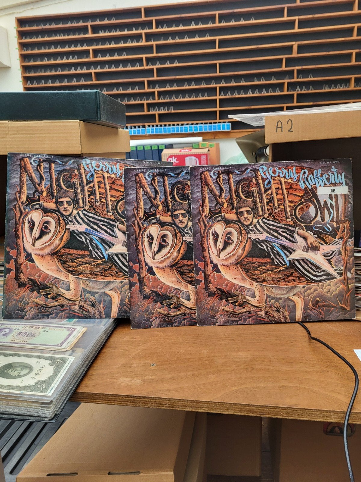 Gerry Rafferty- Night Owl (3x) (5), Ophalen of Verzenden, Gebruikt, 12 inch, Poprock