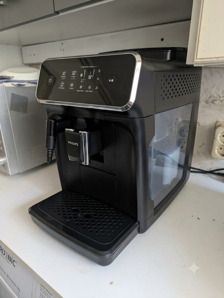 Philips volautomatische koffiemachine, Ophalen