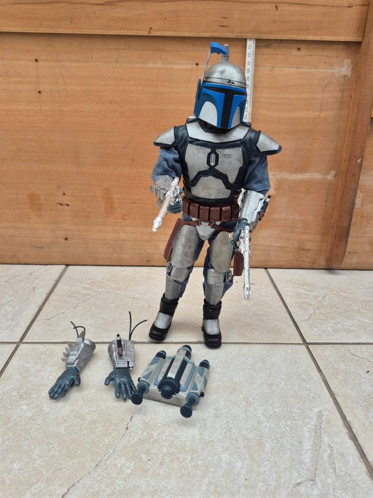 12 inch star wars jango feth, Ophalen of Verzenden, Gebruikt