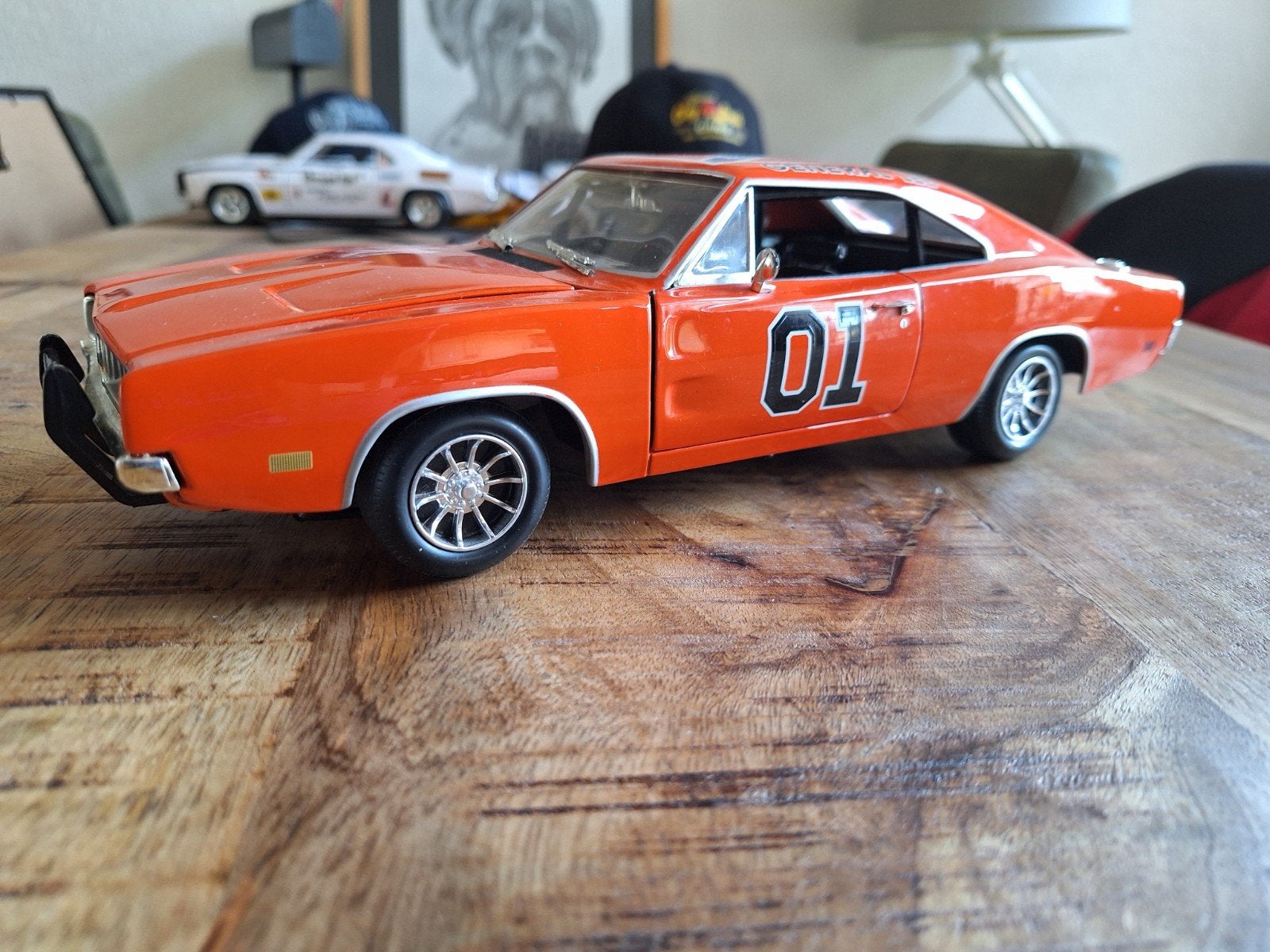 Dodge Charger General Lee 1969 schaalmodel 1:18, Ophalen of Verzenden, Zo goed als nieuw, Overige typen, ERTL