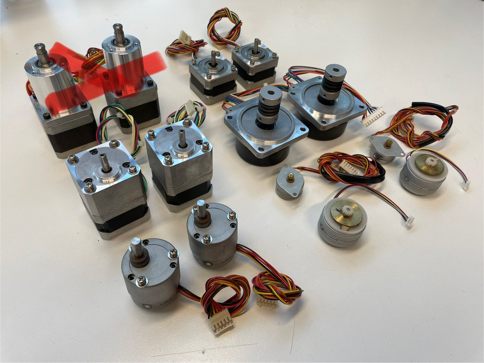 Diversen servomotor elektromotor stappenmotor stepper motor, Ophalen of Verzenden, Gebruikt