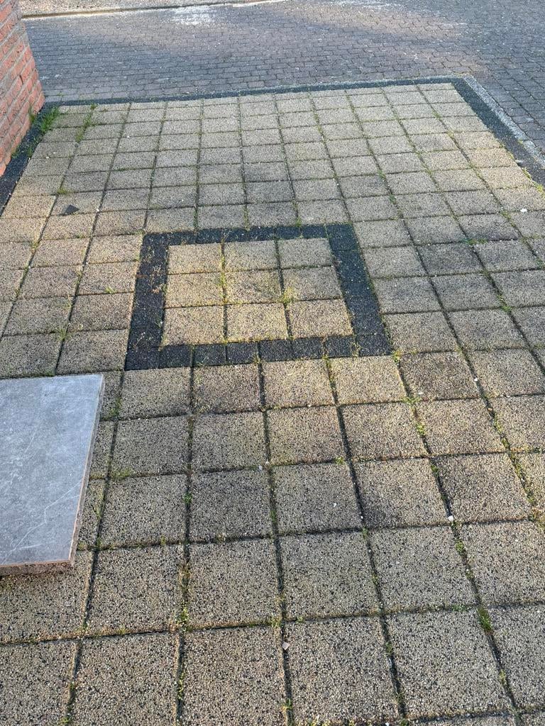 Tuintegels GRATIS obv zelf verwijderen, Tuin en Terras, Tegels en Klinkers, Ophalen, Gebruikt, 10 m² of meer, Beton