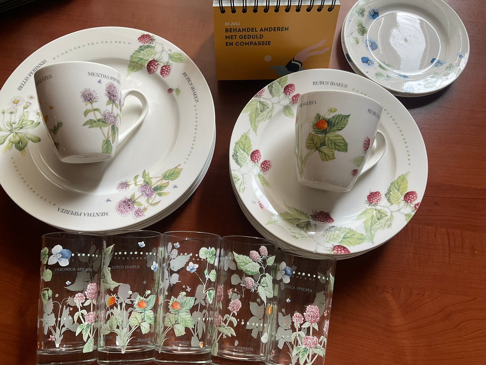 Marjolein Bastin WILDFLOWERS, Ophalen of Verzenden, Gebruikt, Porselein, Compleet servies