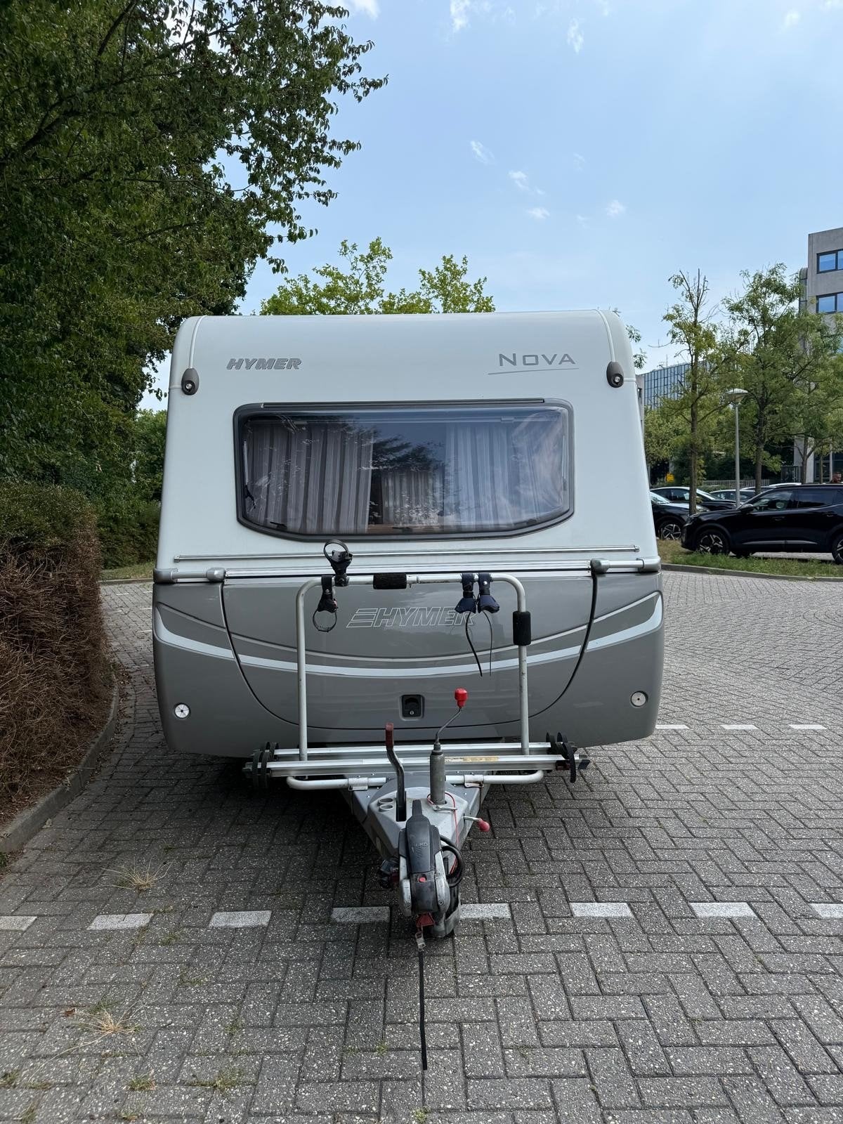Eriba (Hymer) Nova 465 2012 Winterharde Caravan met Mover -, Caravans en Kamperen, Caravans, Omvormbare zithoek, Rondzit, Hymer