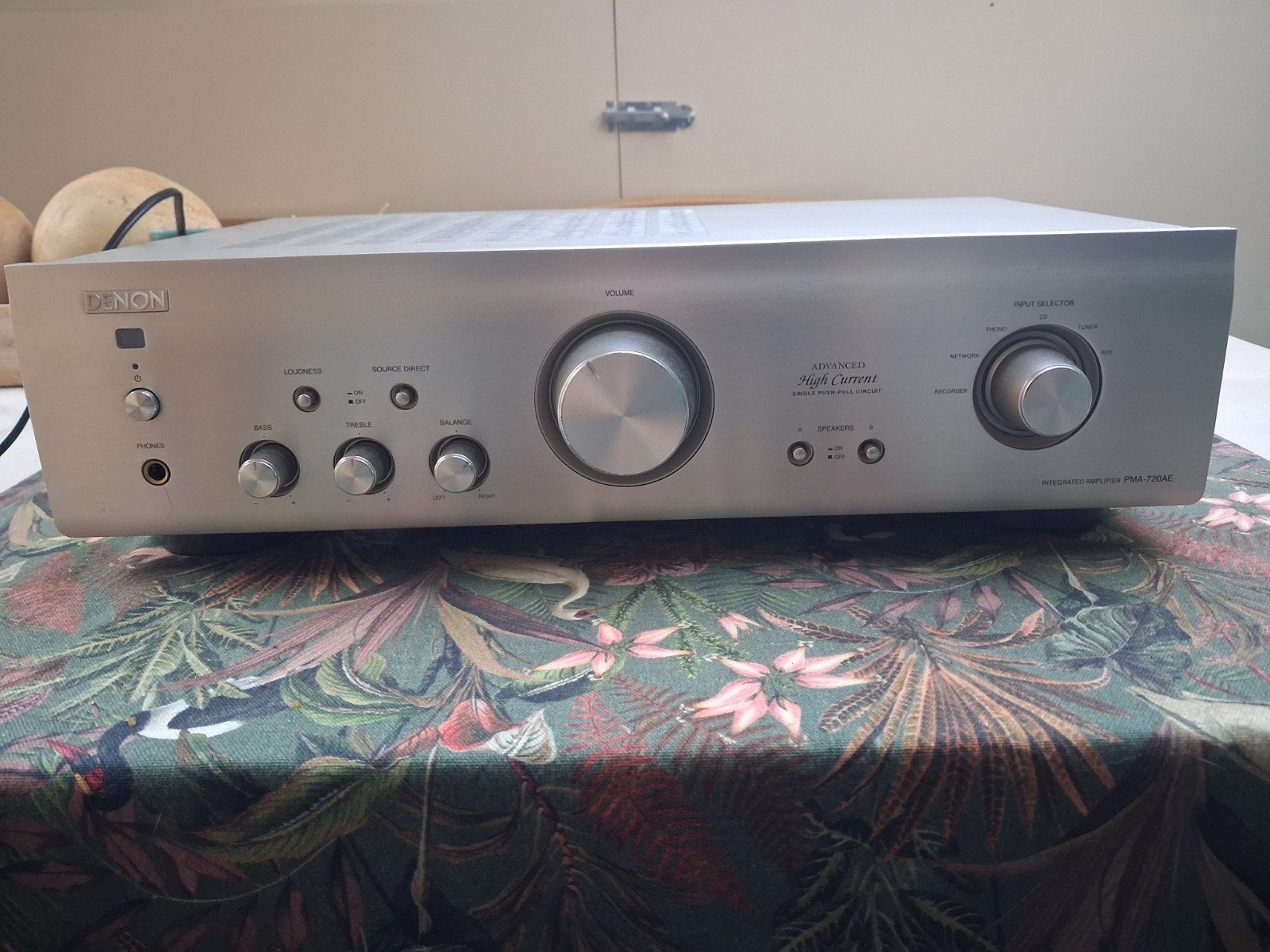 Denon PMA-720AE Stereo Versterker met Afstandsbediening, Denon, Ophalen of Verzenden, Zo goed als nieuw, 60 tot 120 watt