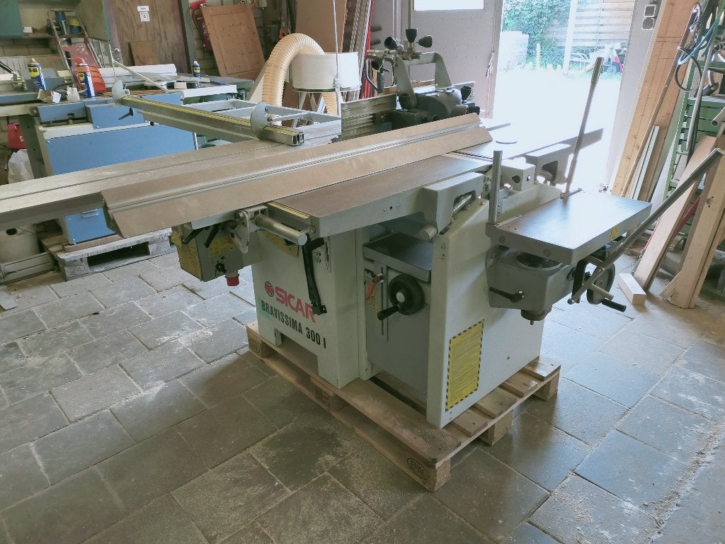 5 voudige sicar bravissima 300 i houtbewerkingmachine, Ophalen