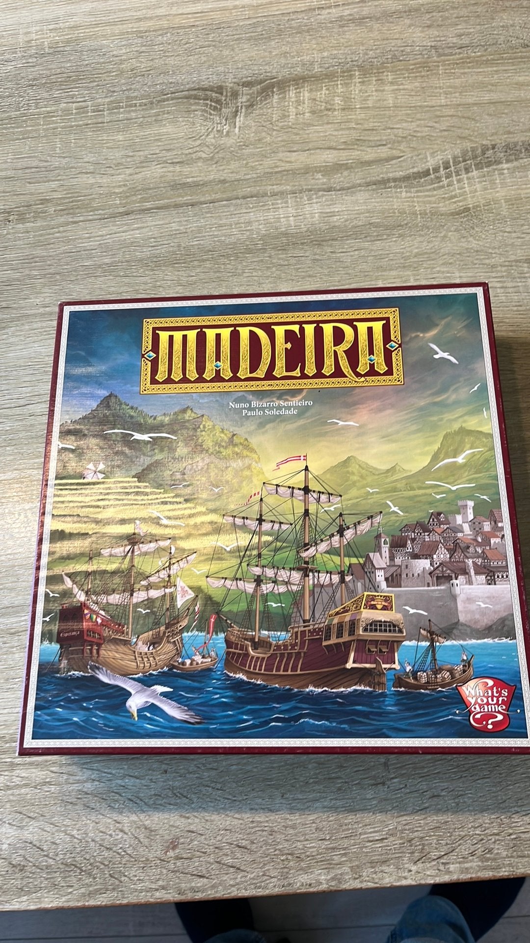 Bordspel madeira, Ophalen of Verzenden, Gebruikt