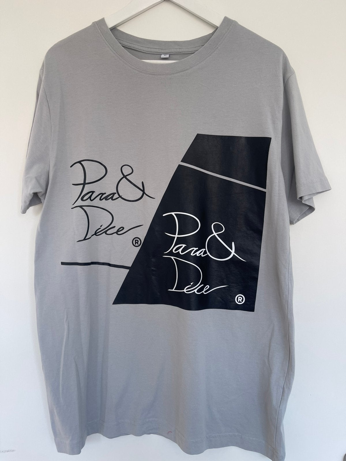 Nieuwe Para & Dice T-shirt Grijs Maat M, Ophalen of Verzenden, Zo goed als nieuw, Maat 52/54 (L), Grijs