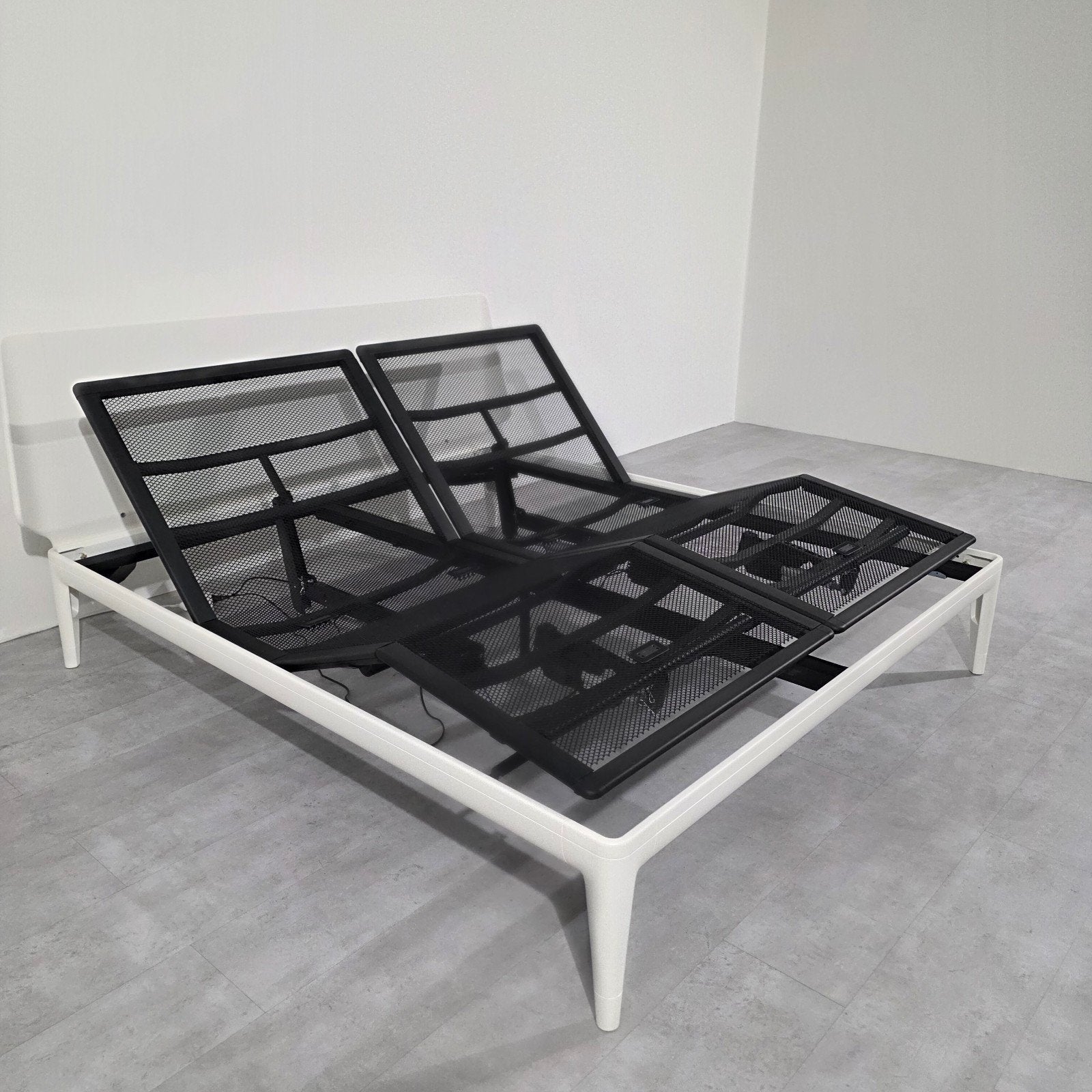 Auping Essential Bed 180x200 Electrisch, Ophalen of Verzenden, Tweepersoons, Stof, 180 cm