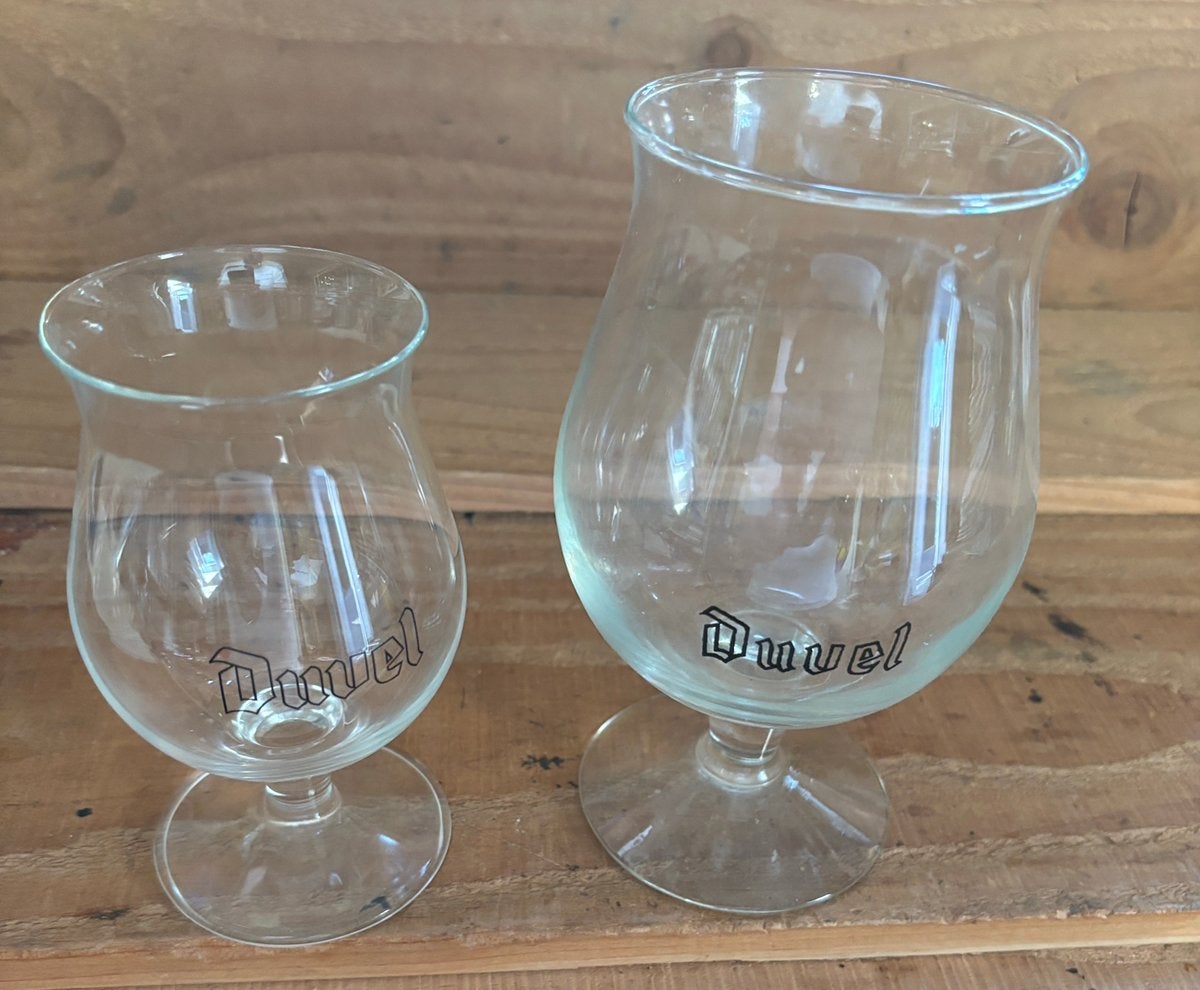 Duvel glazen, Ophalen of Verzenden, Zo goed als nieuw, Bierglas