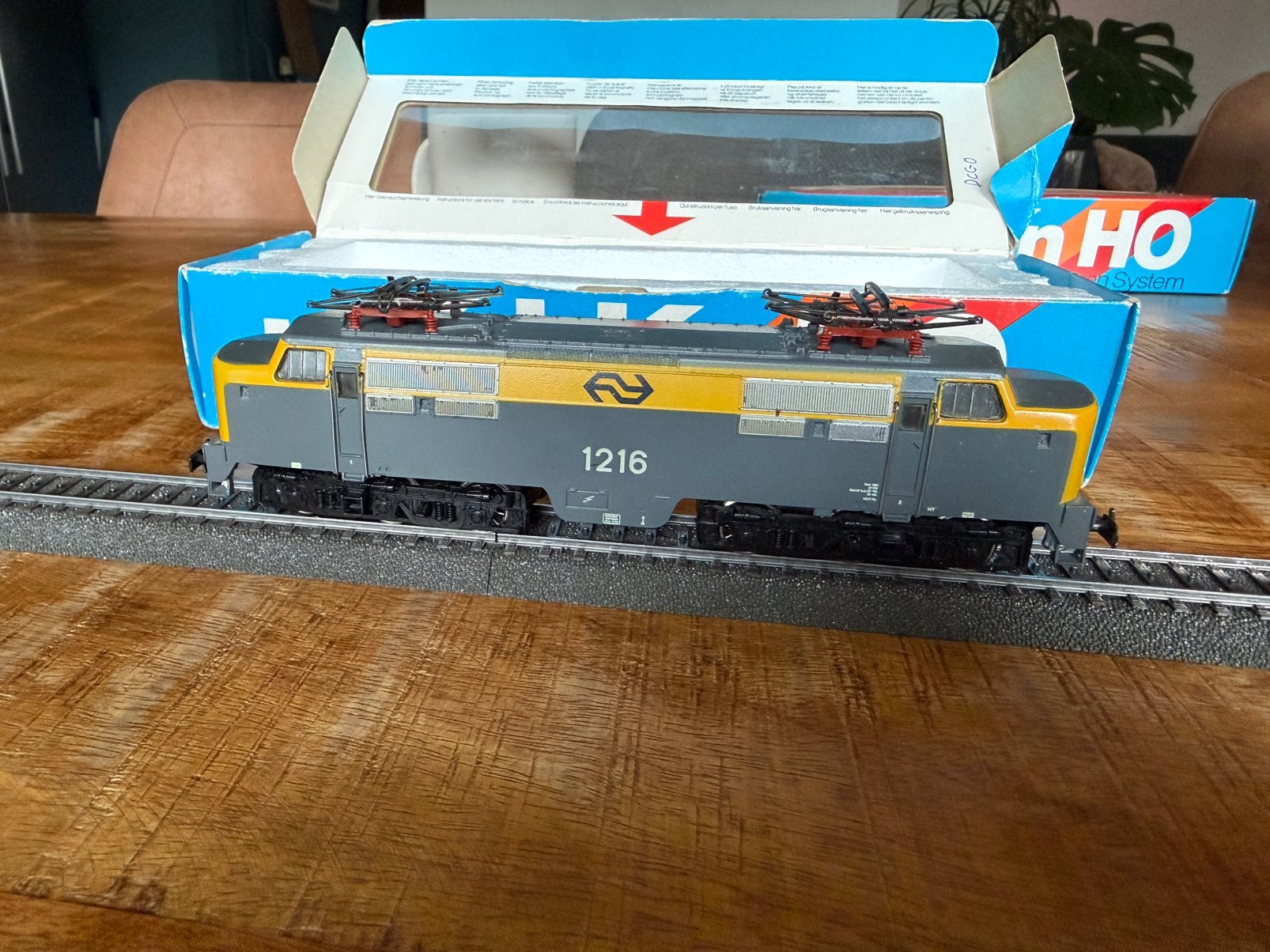 Marklin 3055 NS 1216 elok in Ovp  nette staat, Wisselstroom, Locomotief, Ophalen of Verzenden, Märklin