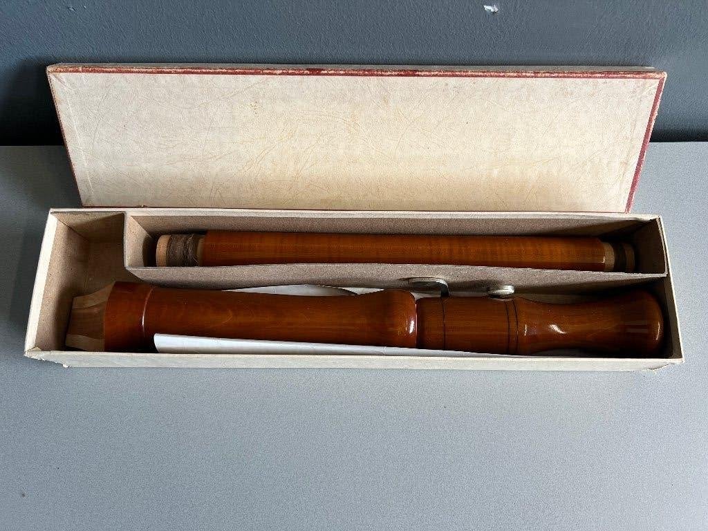 Tenor blokfluit uit de GDR-periode, zie foto's, Muziek en Instrumenten, Blaasinstrumenten | Blokfluiten, Ophalen of Verzenden
