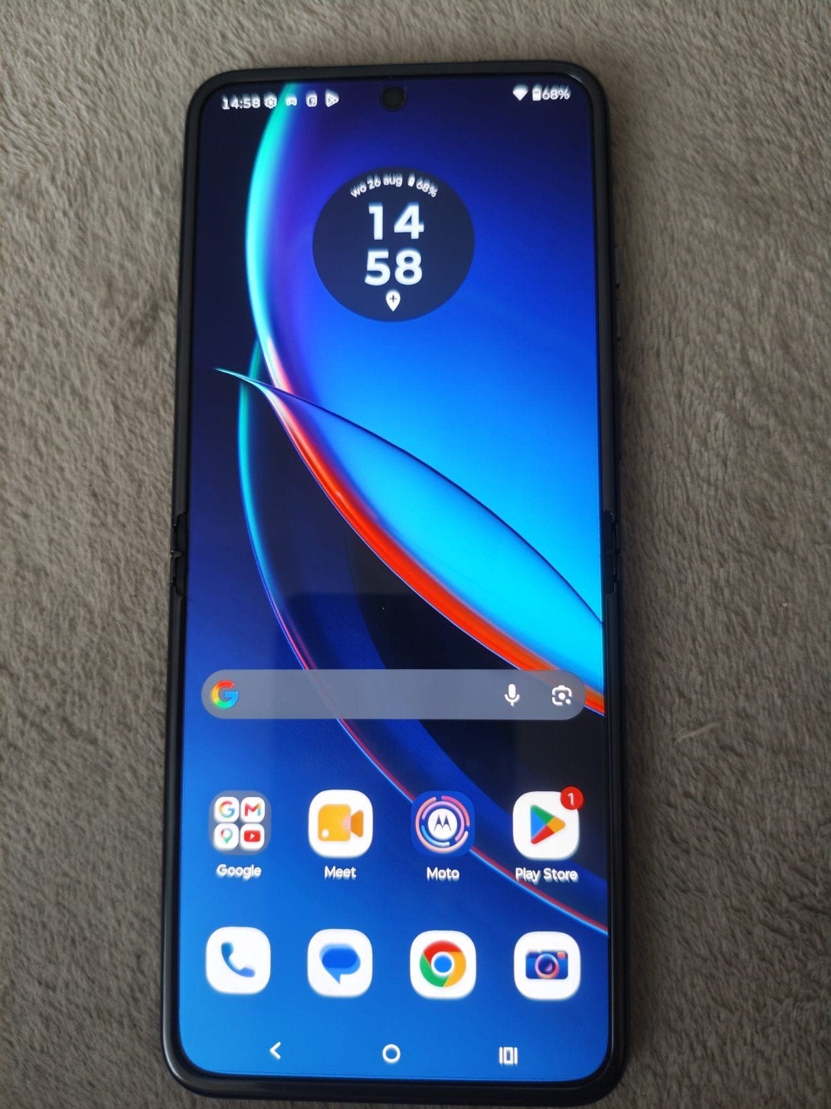 Motorola Razr 40 Ultra - Zo goed als nieuw, Telecommunicatie, Zwart, Touchscreen, Inklapmodel, Ophalen of Verzenden