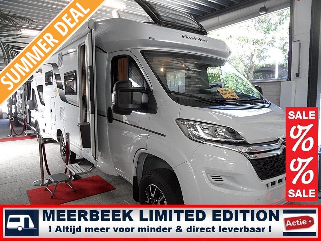Hobby On Tour Edition 65 GE 25284,=VOORDEEL ALL INCL, Caravans en Kamperen, Ringverwarming, Hobby, Tot en met 2, 6 tot 7 meter