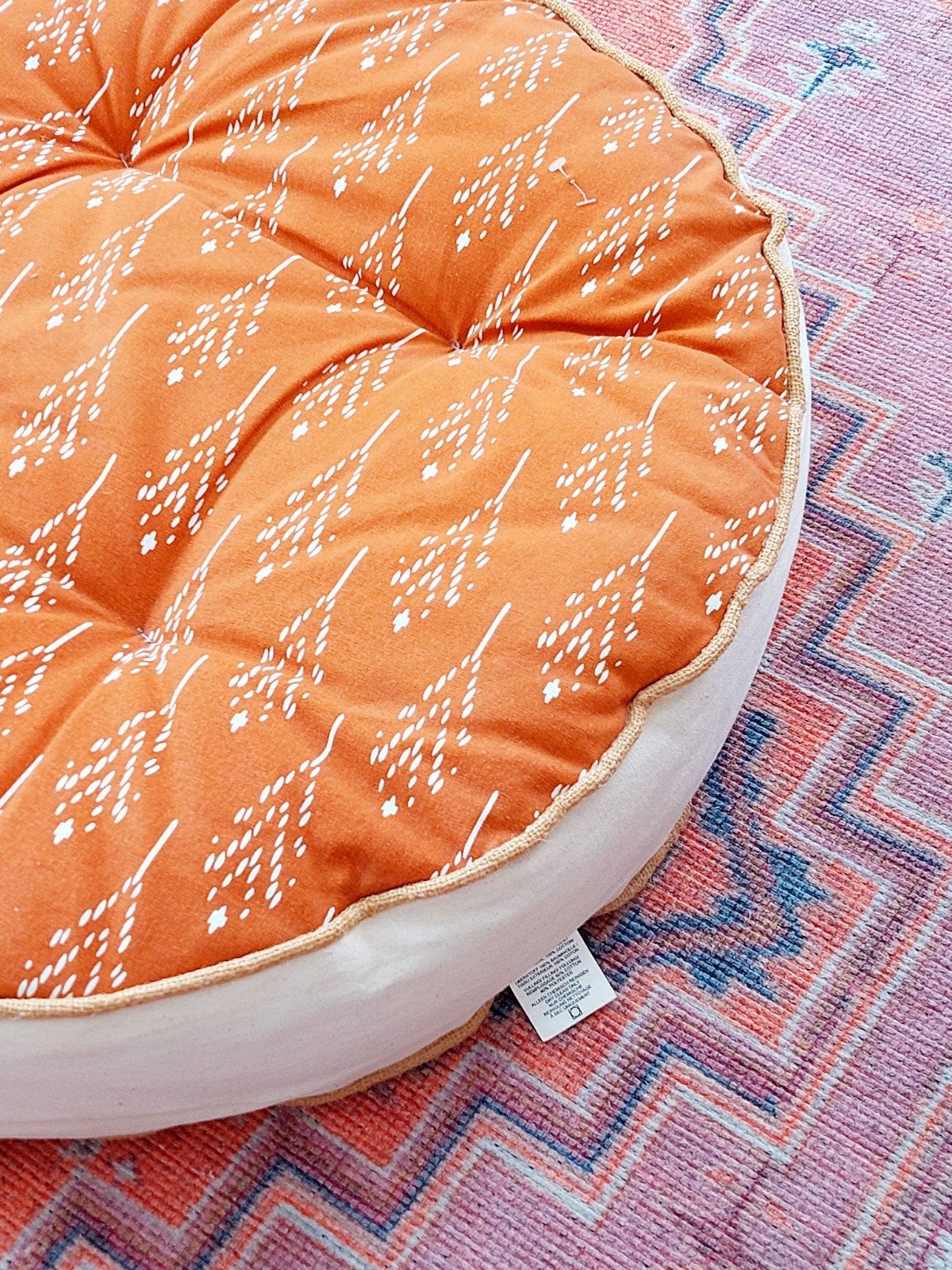 Rond en zacht Matraskussen Terra, Ø 70 cm, 12 cm hoog, Huis en Inrichting, Woonaccessoires | Kussens, Ophalen of Verzenden, Zo goed als nieuw