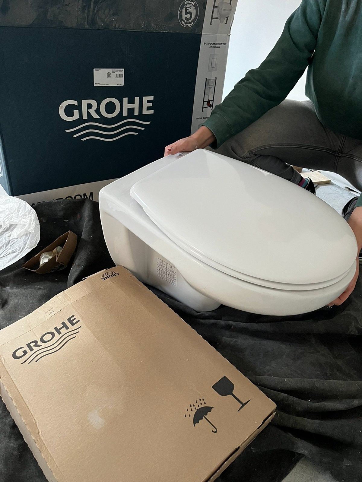 Grohe Toiletpot - Nieuw en Ongebruikt, Doe-het-zelf en Verbouw, Ophalen, Nieuw, Toilet