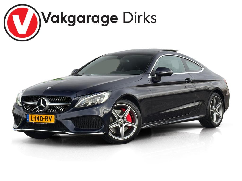 Mercedes-Benz C-klasse Coupé 250 Aut9 AMG Premium  Pano, Automaat, Automatische klimaatregeling, Achterwielaandrijving, 4 cilinders