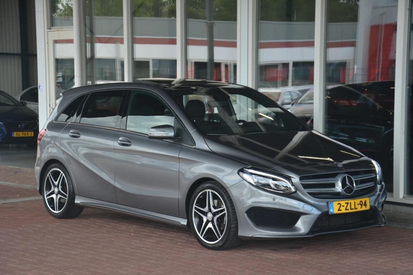 Mercedes-Benz B-Klasse 1.6 B180 5DRS BE Dct7 2015 Grijs, 1325 kg, 4 cilinders, 122 pk, 1200 kg