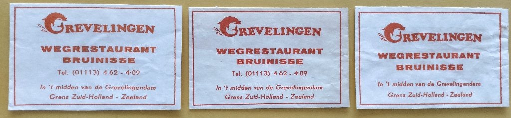 Bruinisse 599, Verzenden