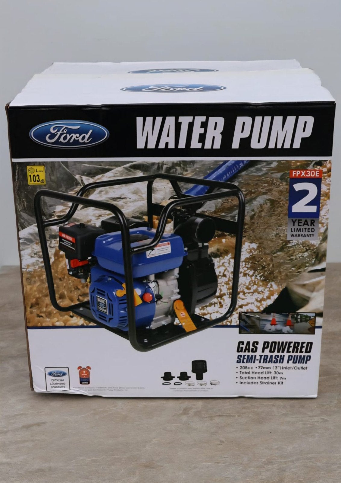 Ford waterpomp FPX30E, Tuin en Terras, Ophalen of Verzenden, Nieuw, Benzine, Ford