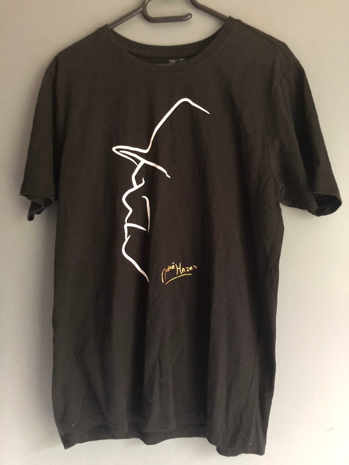 Andre Hazes silhouet t shirt zwart maat L., Ophalen of Verzenden, Zo goed als nieuw, Kleding