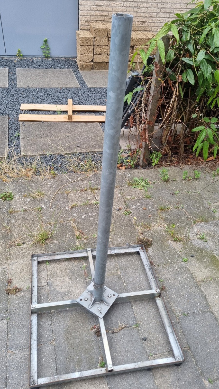Antennemast met voet, Telecommunicatie, Ophalen, Gebruikt, Mast
