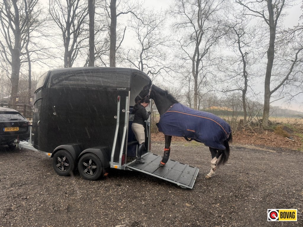 Bij Impex DEMO Bockmann Comfort CFF polyester zadelk 3-2026, Gebruikt, Polyester, 2-paards trailer
