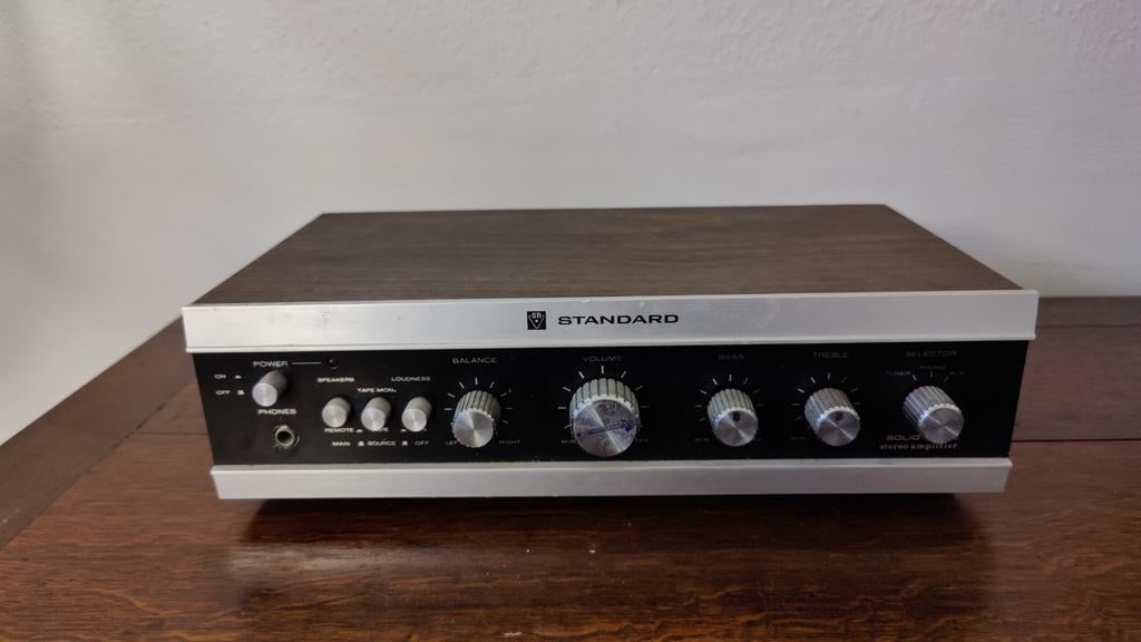 Merk Standard versterker type PM-403W  (1973?), Ophalen, Minder dan 60 watt, Overige merken