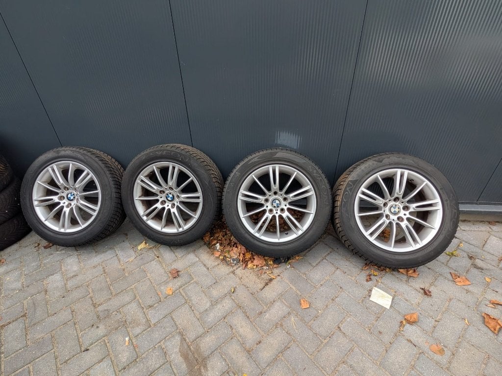 bmw velgen met winterbanden 17 inch, Ophalen, Gebruikt, Banden en Velgen, 17 inch