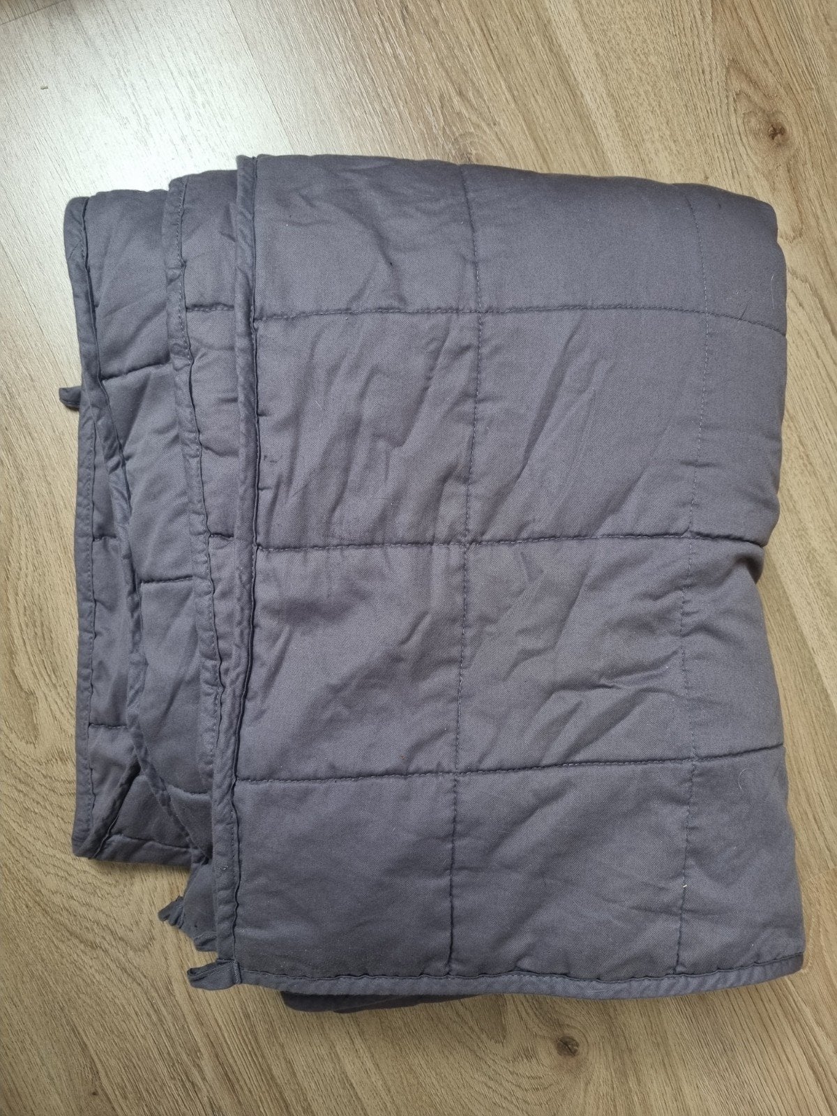Verzwaringsdeken 6kg met 2 hoezen, Gebruikt, Eenpersoons, Blauw, Ophalen of Verzenden