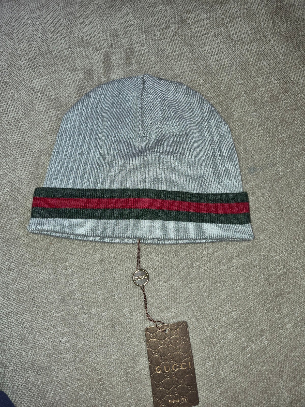 grijze Gucci Muts - One Size Fits All, Ophalen of Verzenden
