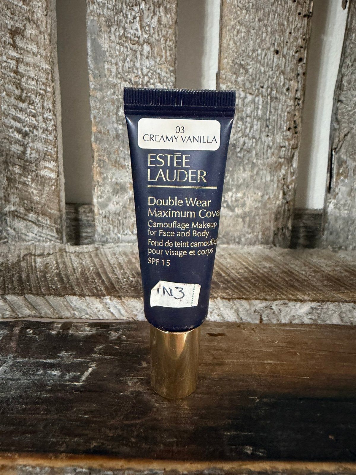 Estee Lauder Mini Double Wear Maximum Cover 1N3, Ophalen of Verzenden, Zo goed als nieuw, Lippen