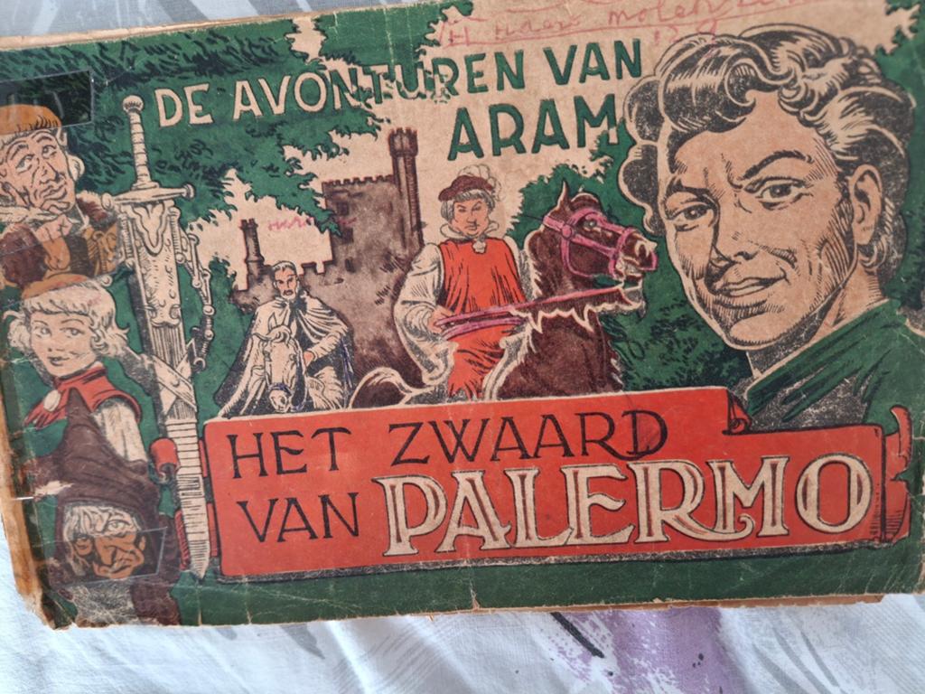 De Avonturen van Aram: Het Zwaard van Palermo (vintage Boek), Boeken, Ophalen of Verzenden, Gelezen