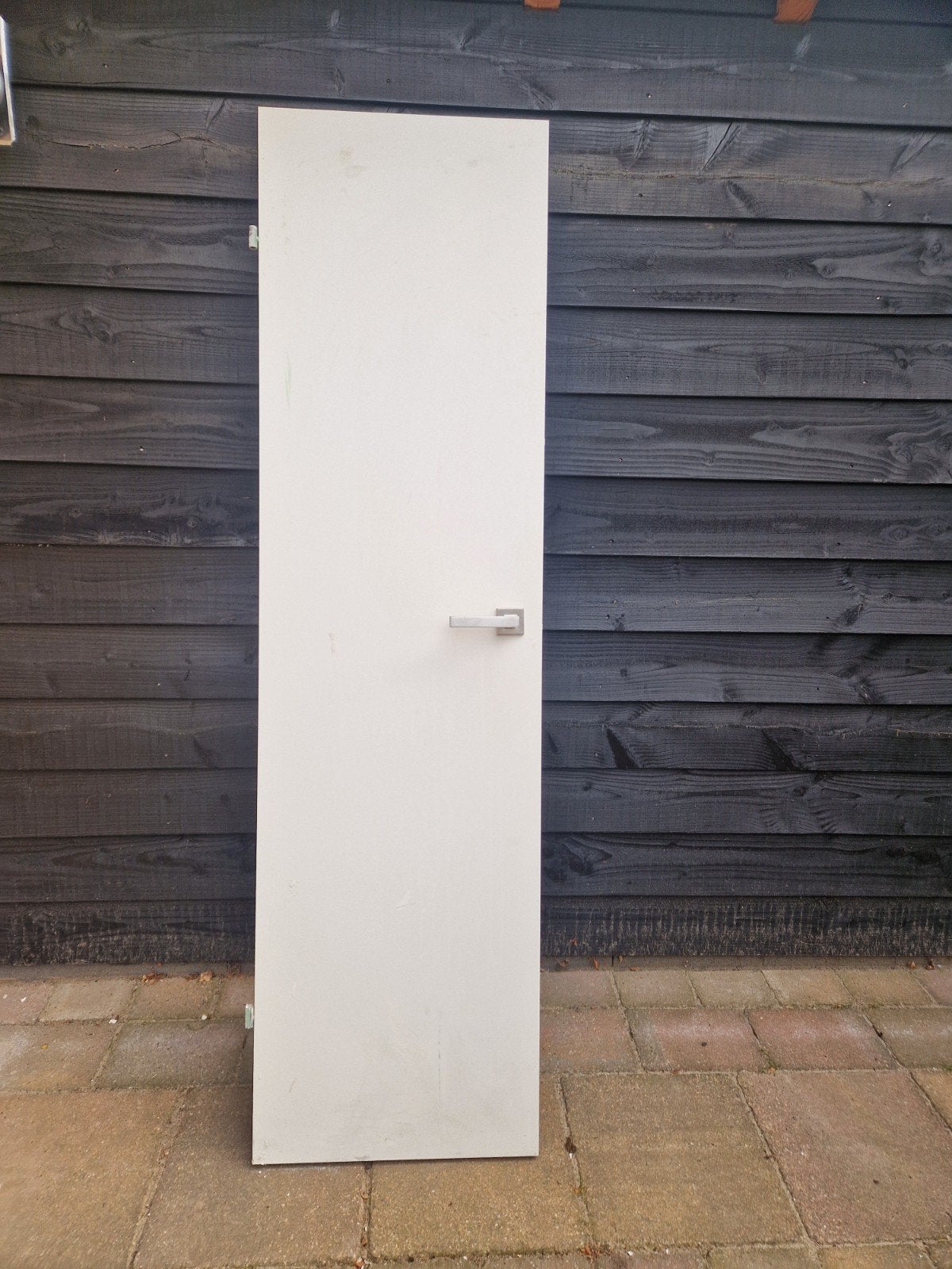 Nette witte opdekdeuren, diverse maten en draairichtingen, Doe-het-zelf en Verbouw, Deuren en Horren, Gebruikt, Binnendeur, 200 tot 215 cm