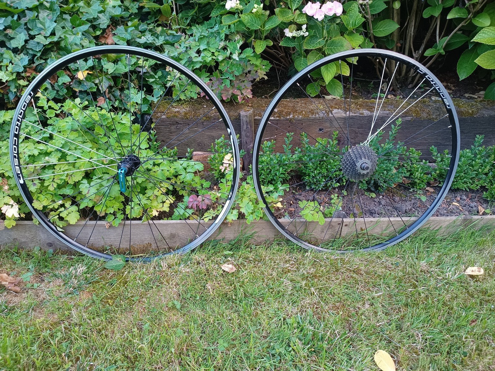 Novatec wielen set met Shimano cassette, Gebruikt, Novatec, Aluminium, Racefiets