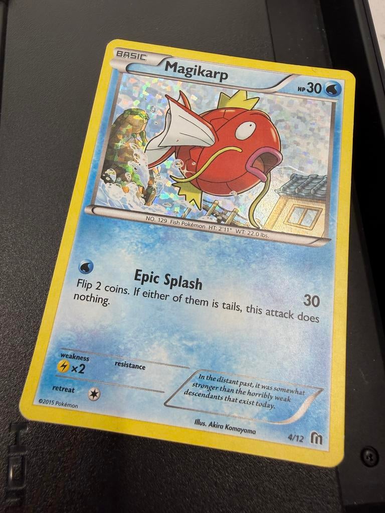 Magikarp Pokémon Kaart - Foil (2015), Ophalen of Verzenden, Gebruikt, Losse kaart, Foil
