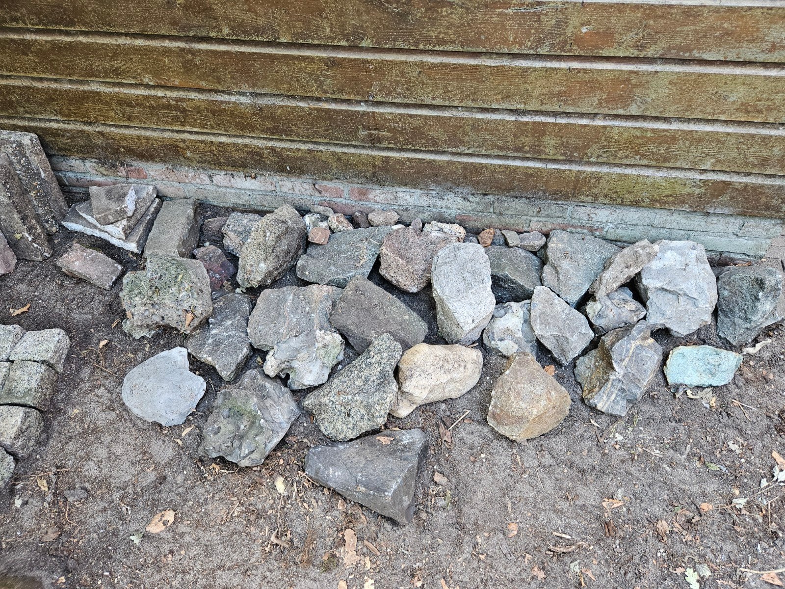 Diverse natuurstenen rotsen en keien voor tuin of decoratie, Tuin en Terras, Grind, Keien en Split, Overige materialen, Gebruikt