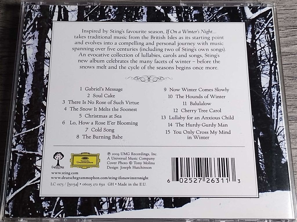 Sting ‎- If On A Winter\'s Night..., Ophalen of Verzenden, Zo goed als nieuw