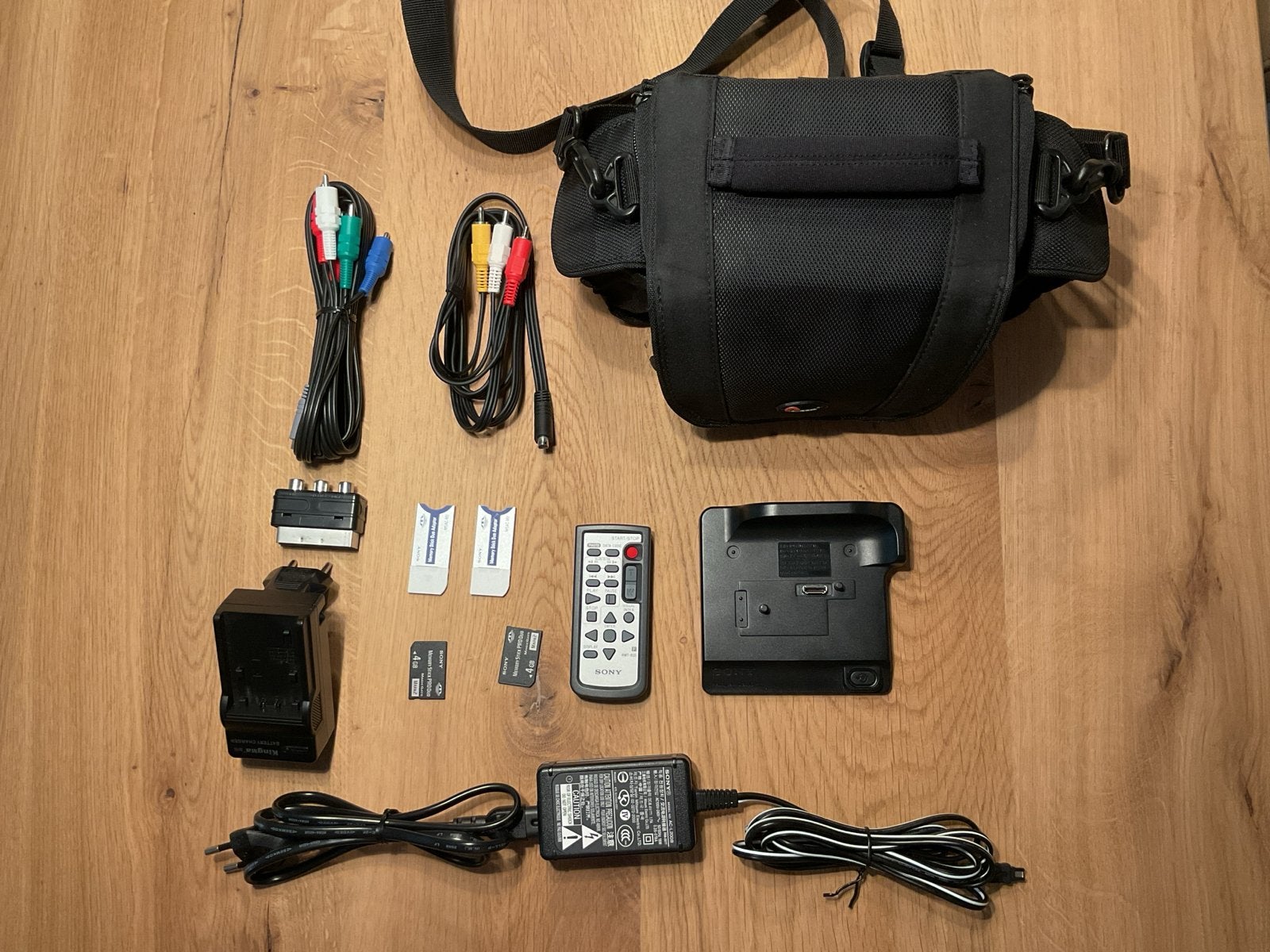 Accessoires met cameratas voor Sony Handycam, Ophalen, Gebruikt, Gevoerd, Zwart