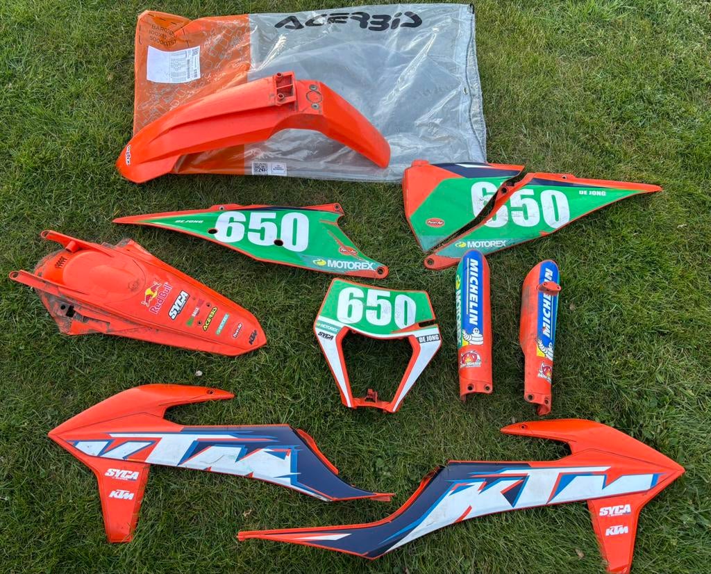Kappenset ktm exc/exc-f modellen 2020-2023, Ophalen of Verzenden, Gebruikt