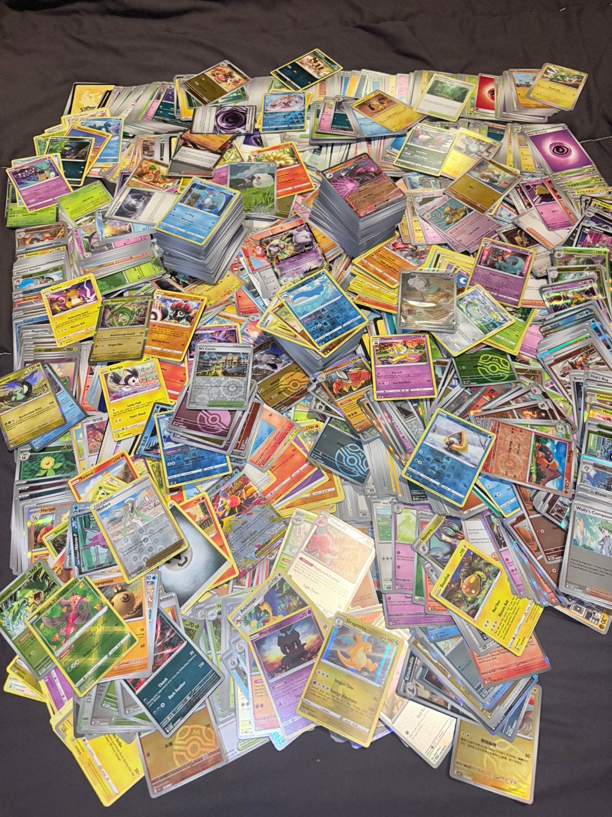 Pokemon kaaren bulk, Ophalen of Verzenden, Zo goed als nieuw, Meerdere kaarten
