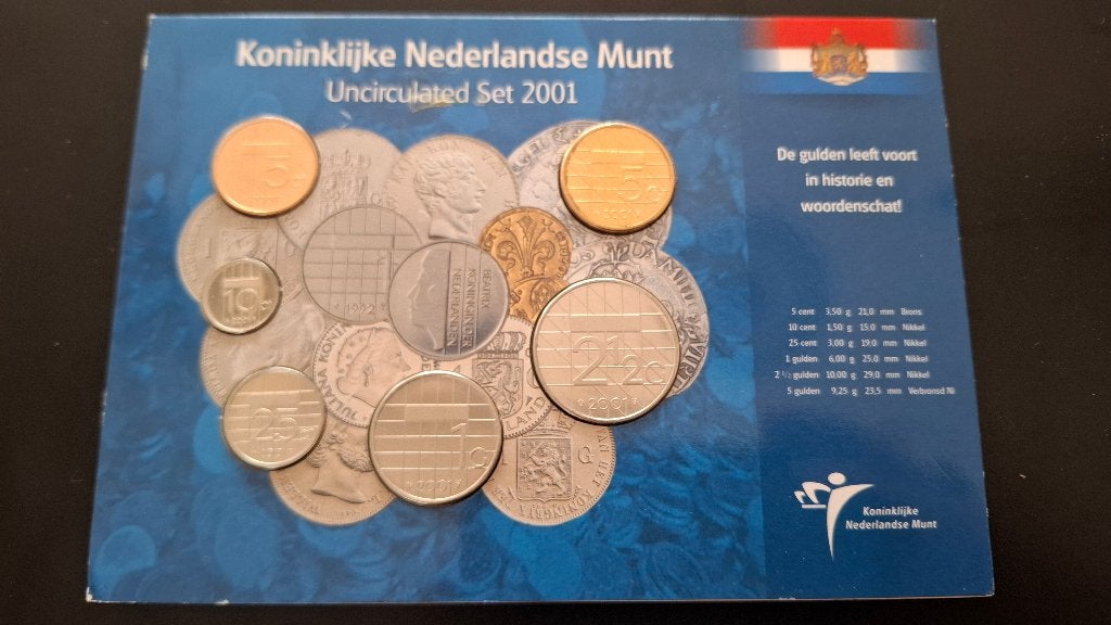 muntset Nederland 2001, Ophalen of Verzenden, Koningin Beatrix, Overige waardes, Setje