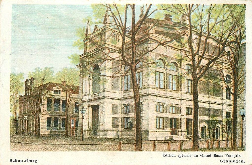 701-135-015 Groningen Schouwburg, Verzamelen, Verzenden, Voor 1920, Groningen